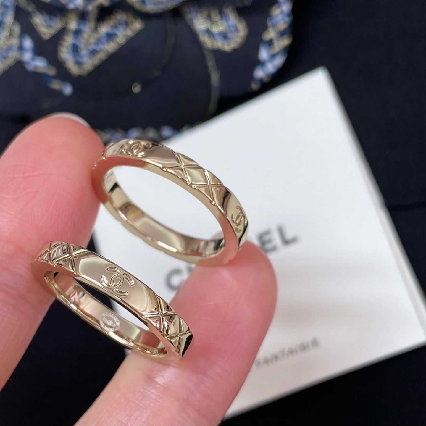 TOP CHANEL Ring Set - Gold