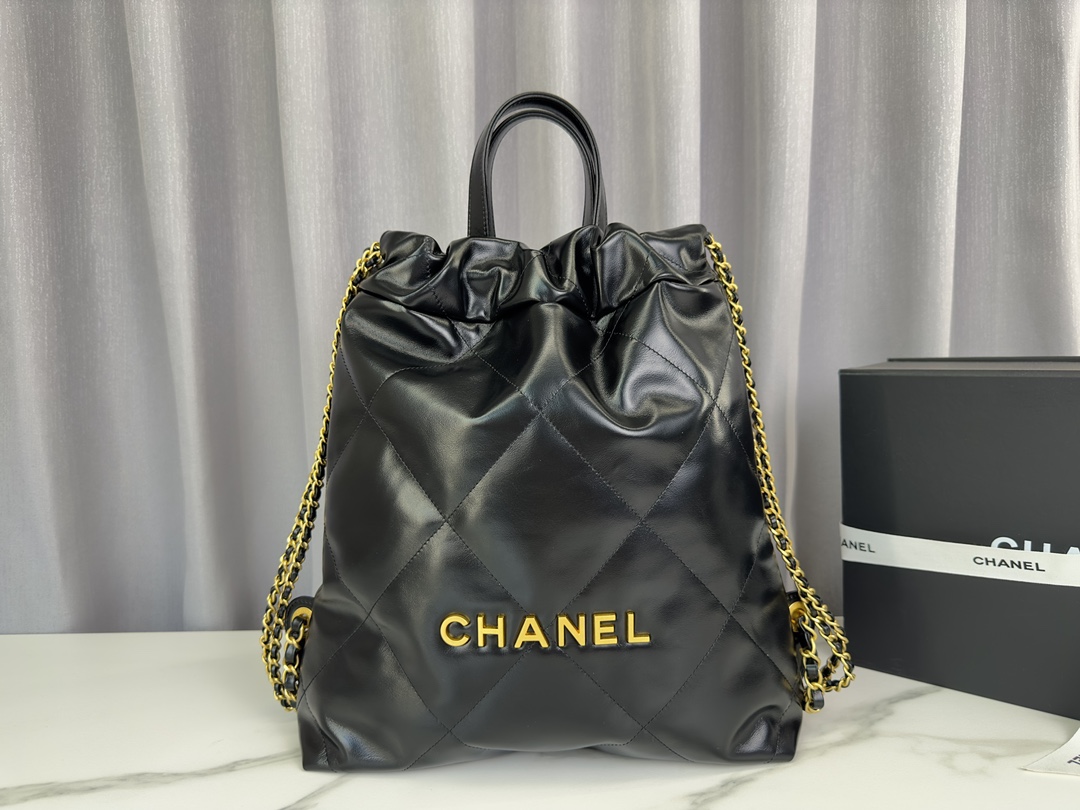 TOP CHANEL Soft Calfskin22 Series Dual Backpacks 40x51x9cm - GHW - 3 Colors