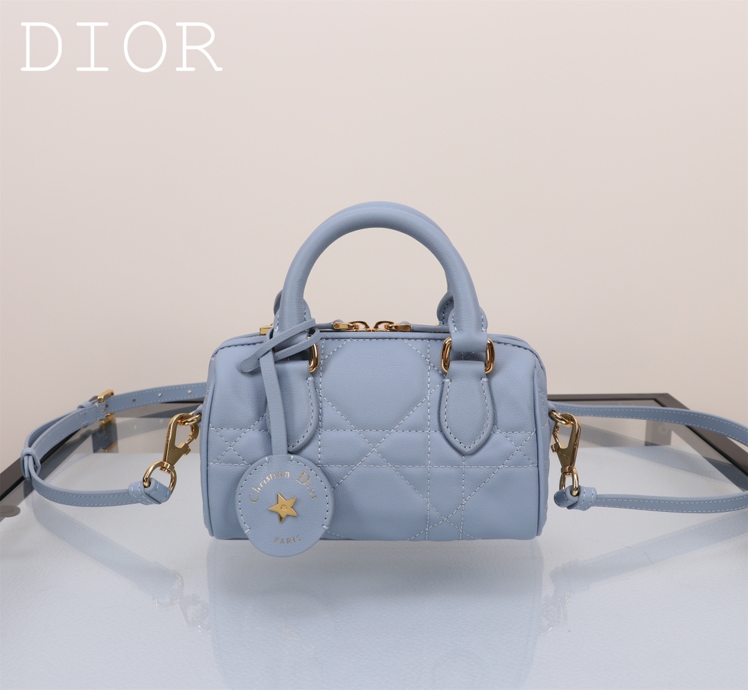 TOP Christian Dior Dior Groove 20 Bag - 3 Sizes 16.5cm/20.5cm/25cm -Blue