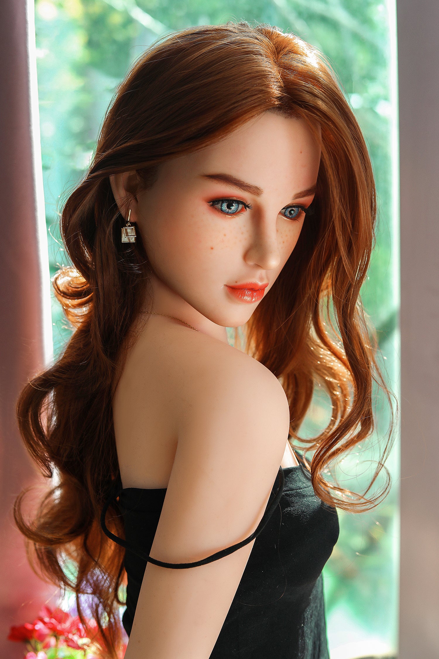 US In Stock - 159cm/5ft3 A-cup Small Breast TPE Sex Doll  #263