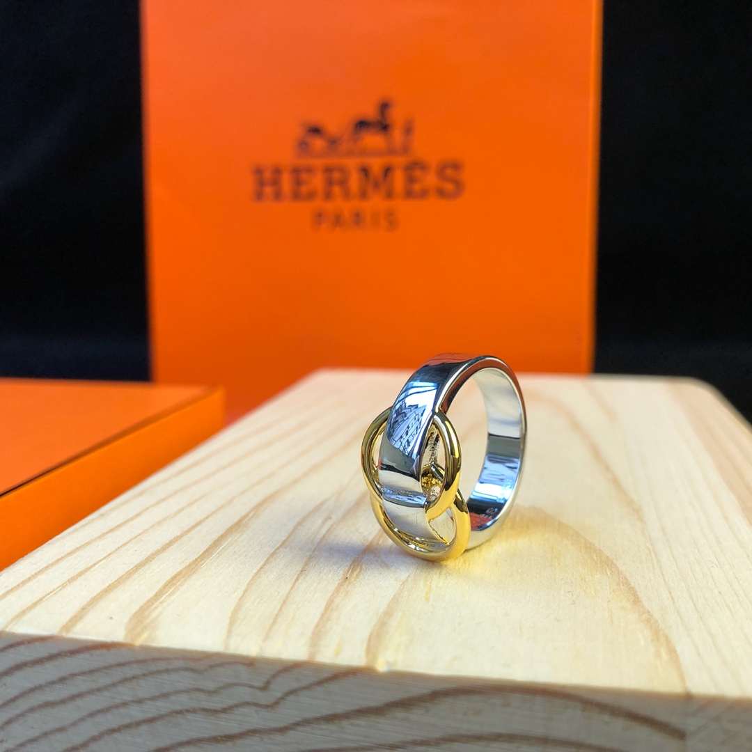 TOP HERMES Ring - Sliver