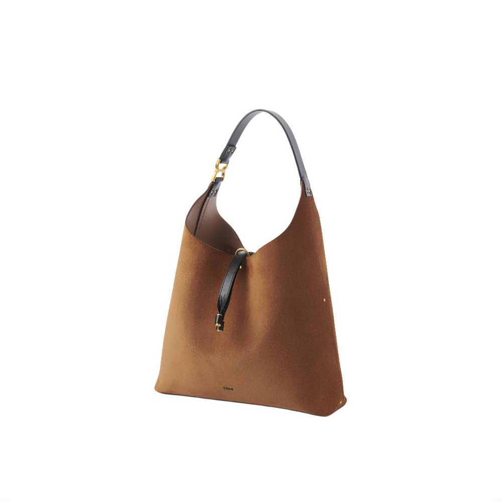 Chloe Marcie Suede Leather Bag  (Replica)