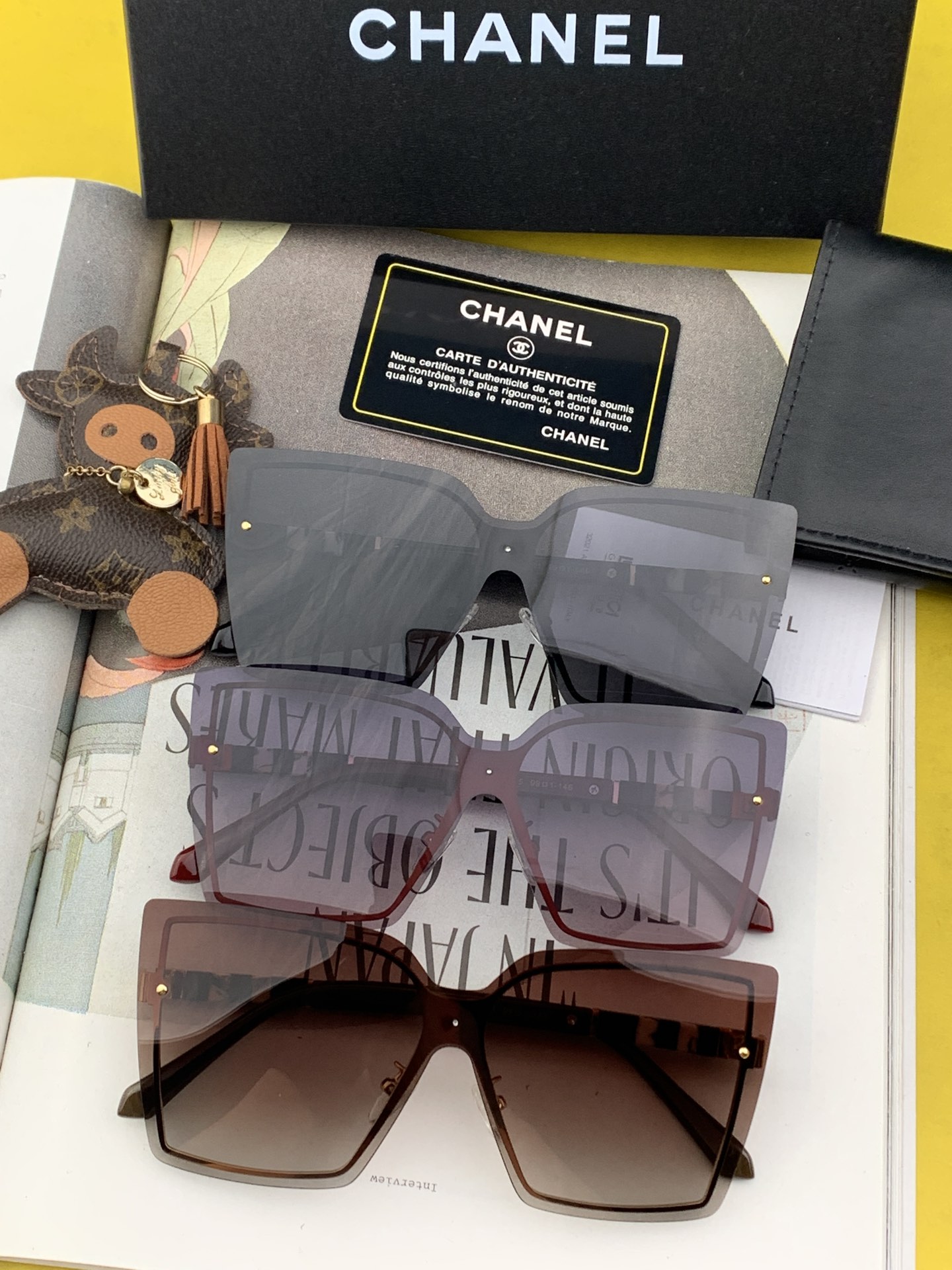 TOP CHANELStylish Rimless Sunglasses - 3 Colors