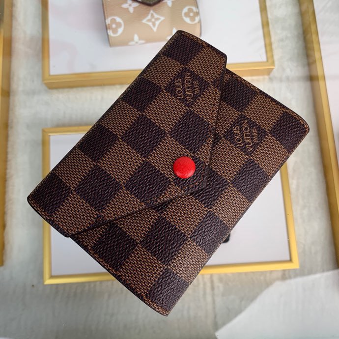 TOP Louis Vuitton LV LV Damier Victorine Wallet - 16 colors