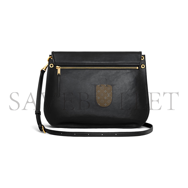 CELINE SOFT TRIOMPHE BESACE IN SUPPLE SHINY LAMBSKIN 123632T88.38NO (34*25*13cm)