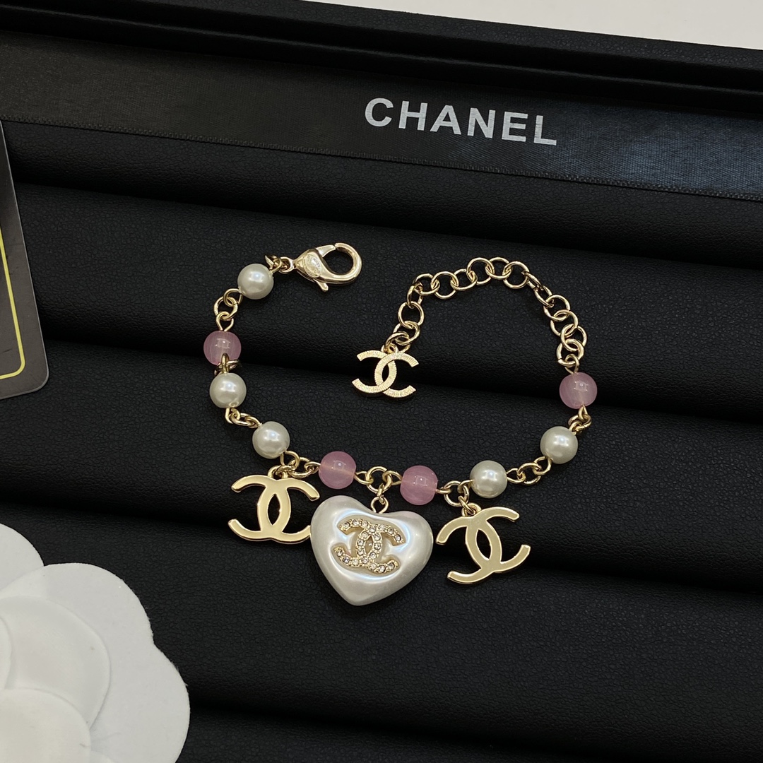 TOP CHANEL Colorful CC Bracelet - 2 Colors