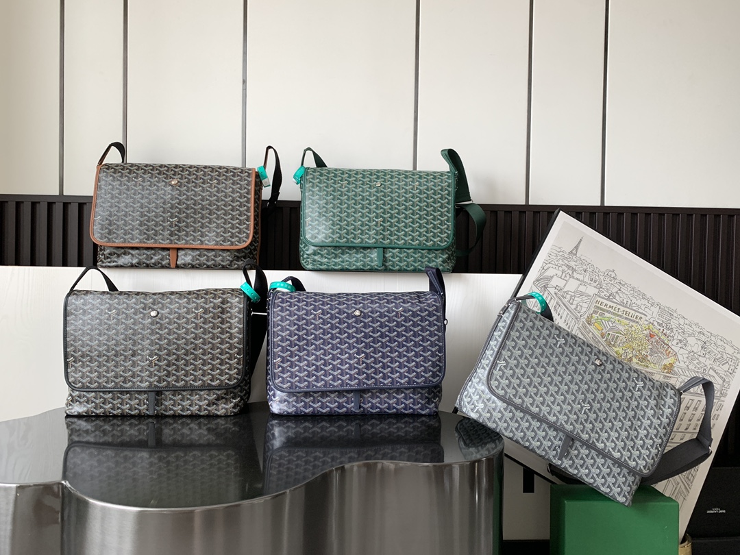 TOP Goyard Capetien Messenger Bag 26 cm x 13 cm x 39 cm - 5 Colors