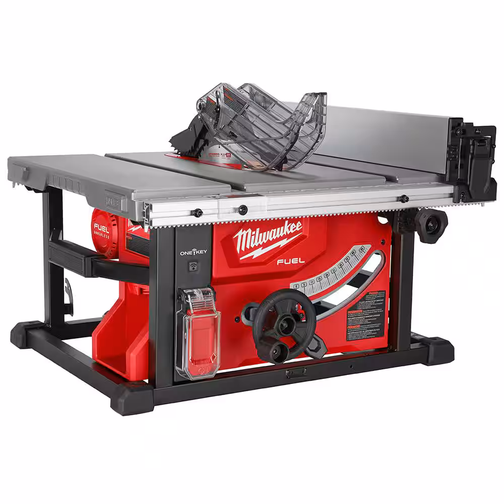 M18 FUEL 18V Lithium-Ion Brushless 10 in. Cordless Dual Bevel Sliding Compound Miter Saw with 8-1/4 in. Table Saw