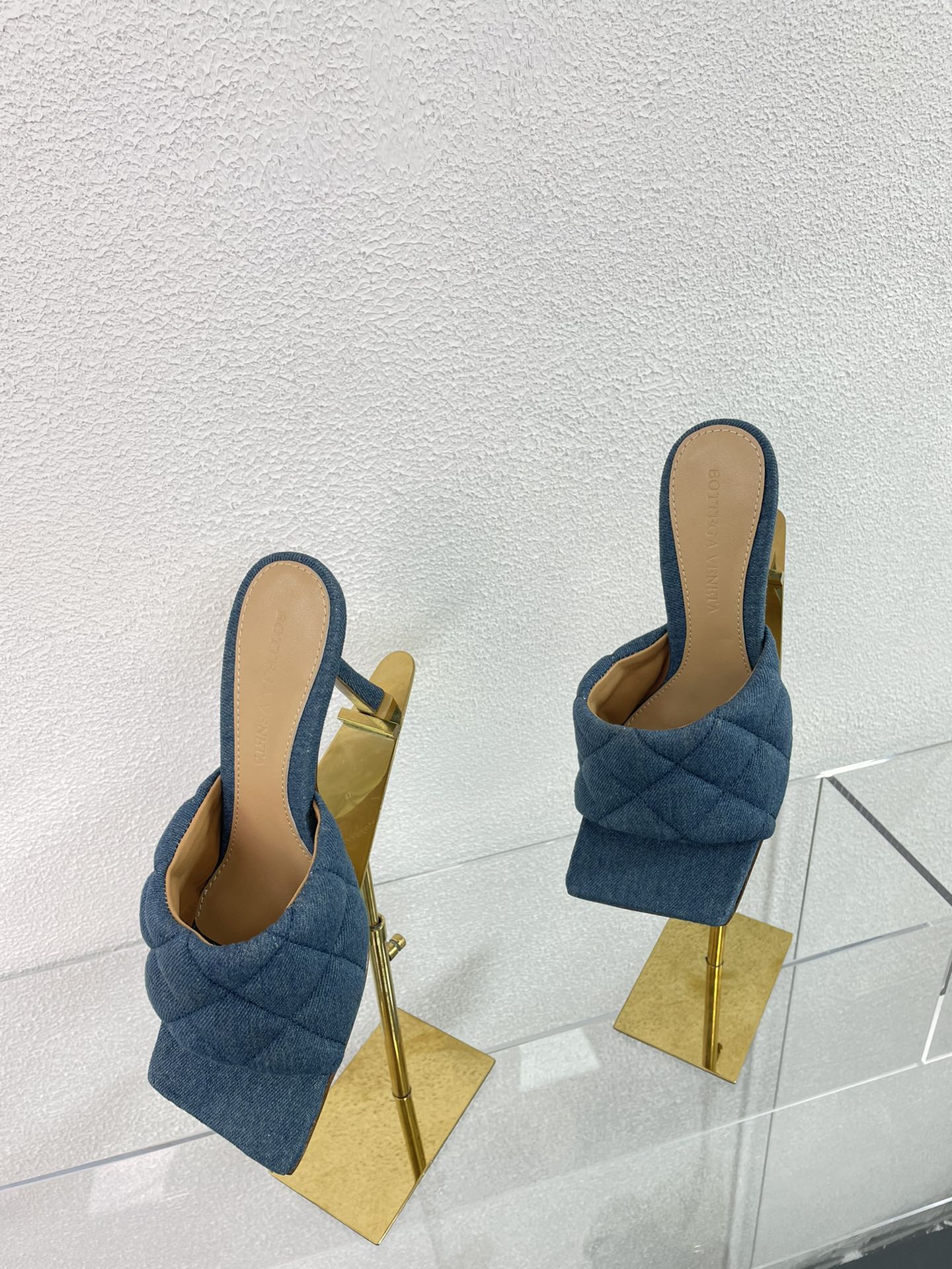 TOP Bottega Veneta BV  Use Metal Lambskin High Heels - 2 Colour