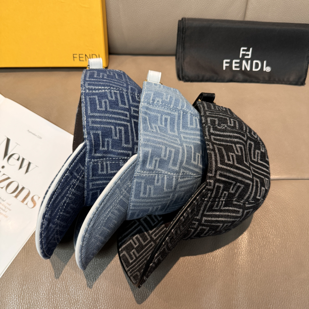 TOP FENDI Classic Original Baseball Hat - 3 Color