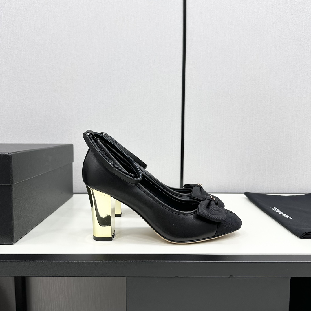 TOP CHANEL Pumps with Bow - 3 Color