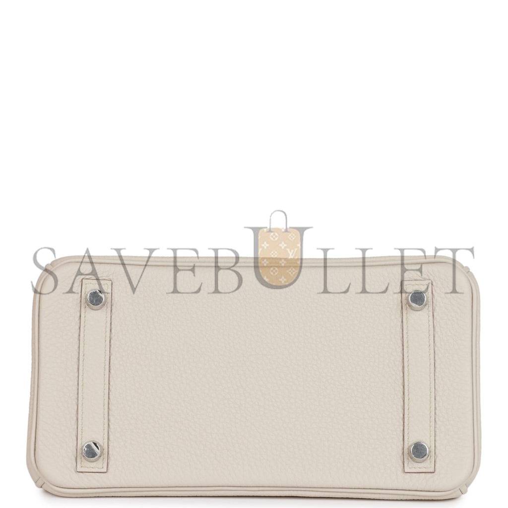 HERMES BIRKIN 25 TOGO PALLADIUM HARDWARE (25*20*13cm)