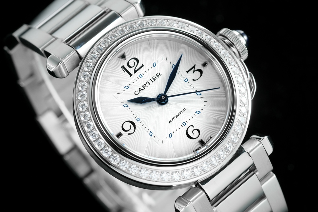 TOP Cartier Pasha Watch 35mm - White Dial