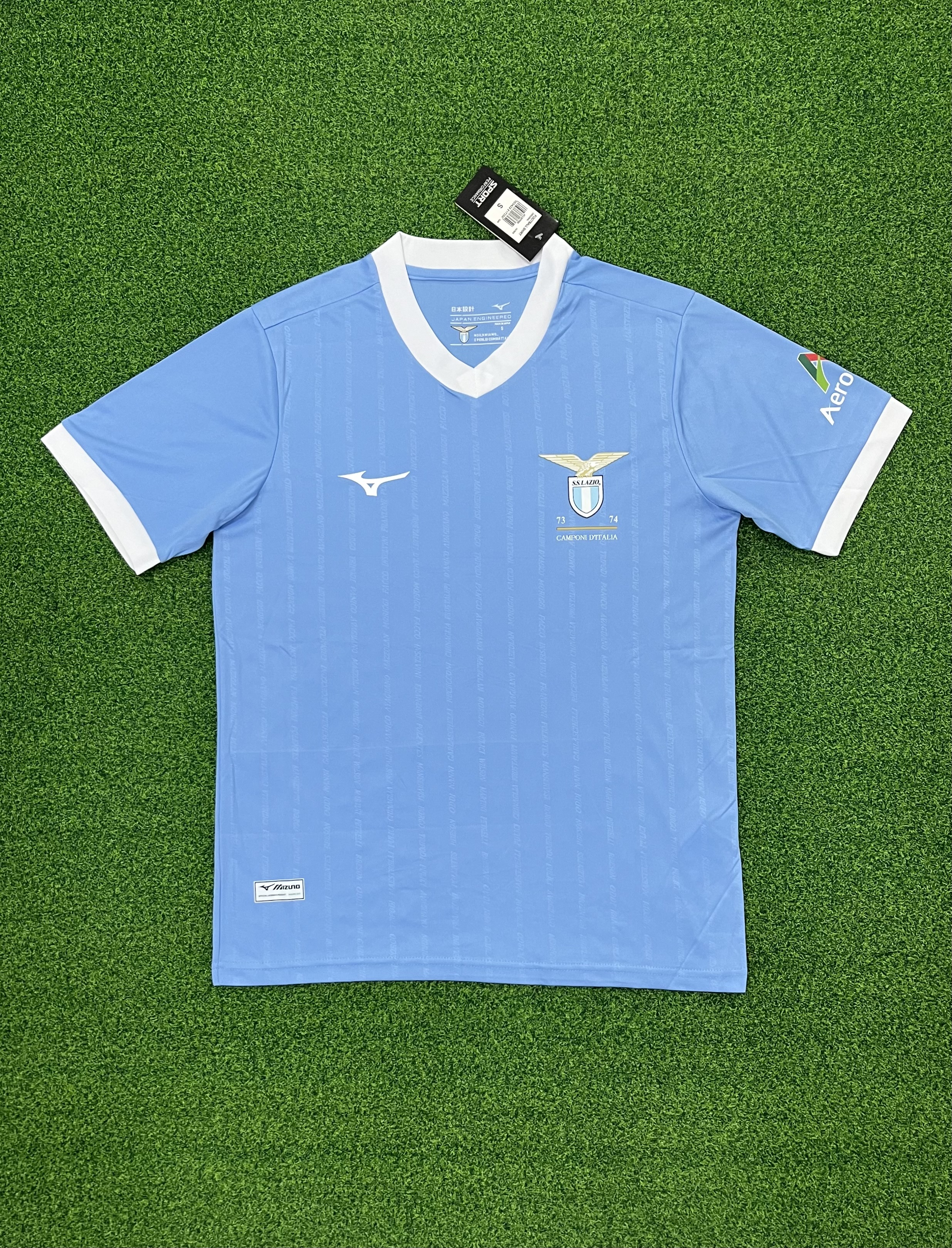 2425 Blue Lazio Football  jersey.Player embroidery version