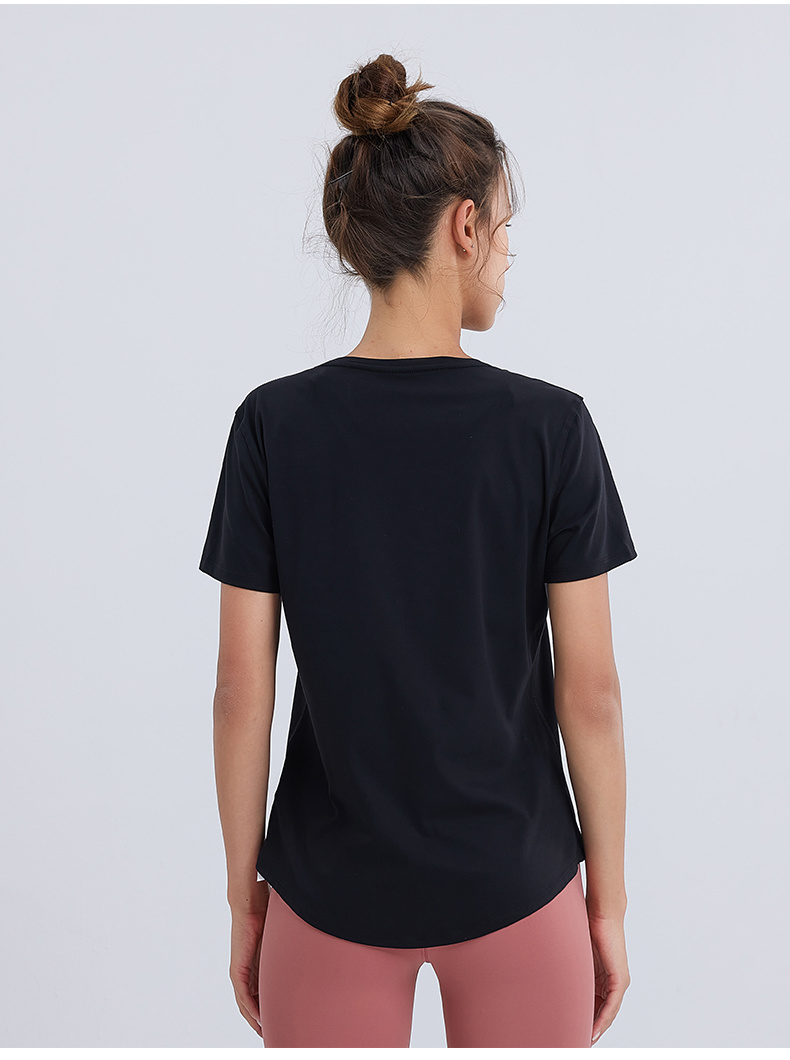 Womens Seamless Bare-Sensation Tee