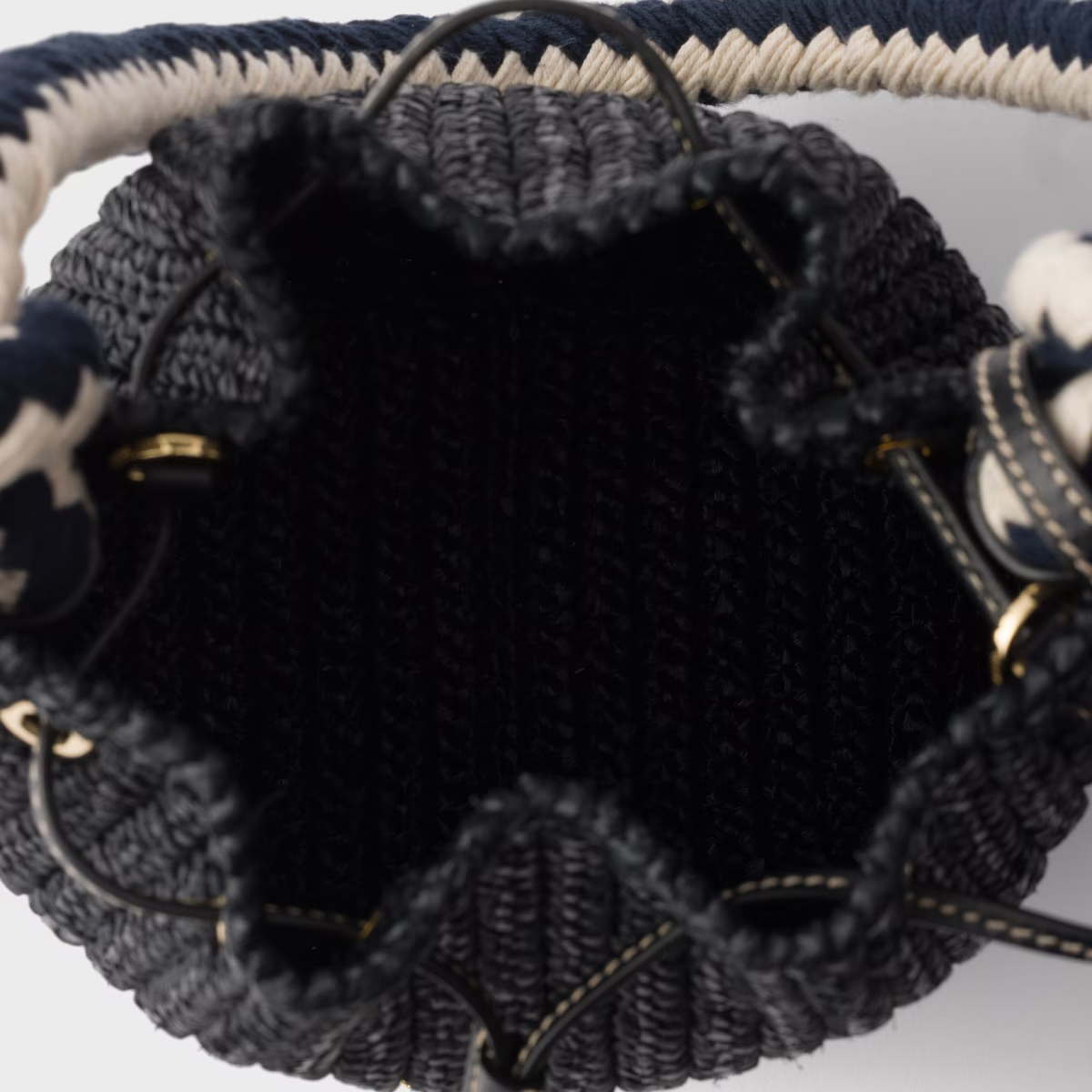 Prada Crochet mini bucket bag(7A regular version)