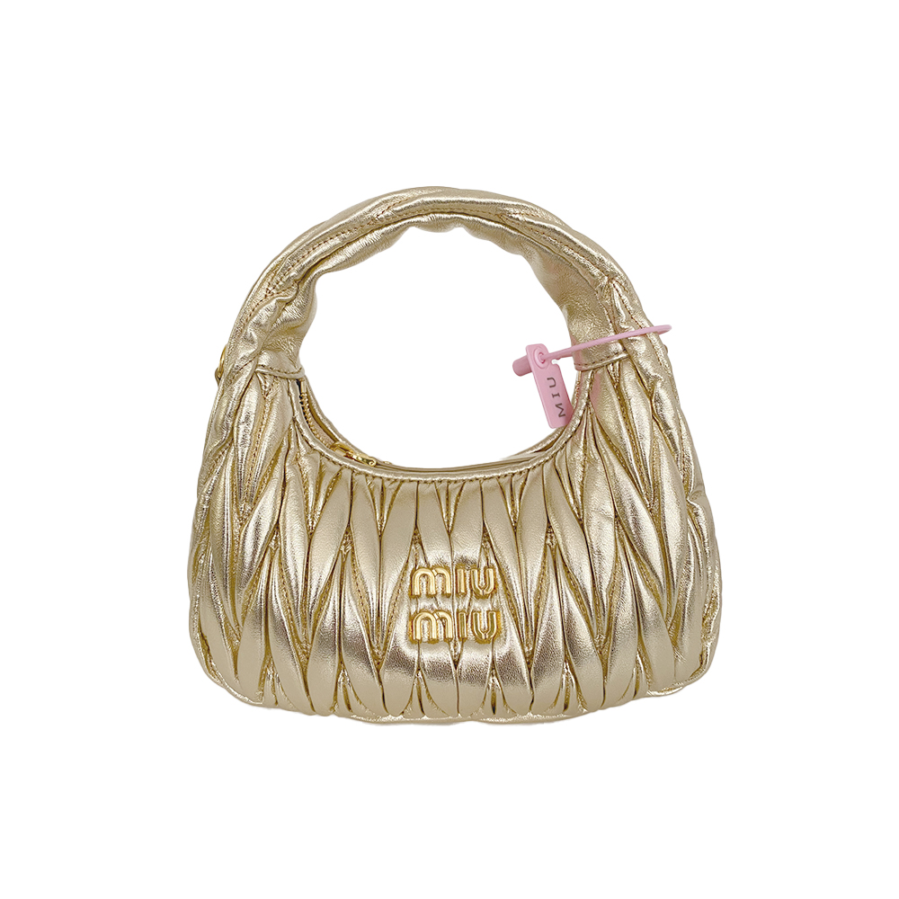 MIU MIU Wander matelassé hobo bag Mini&Small (Replica)