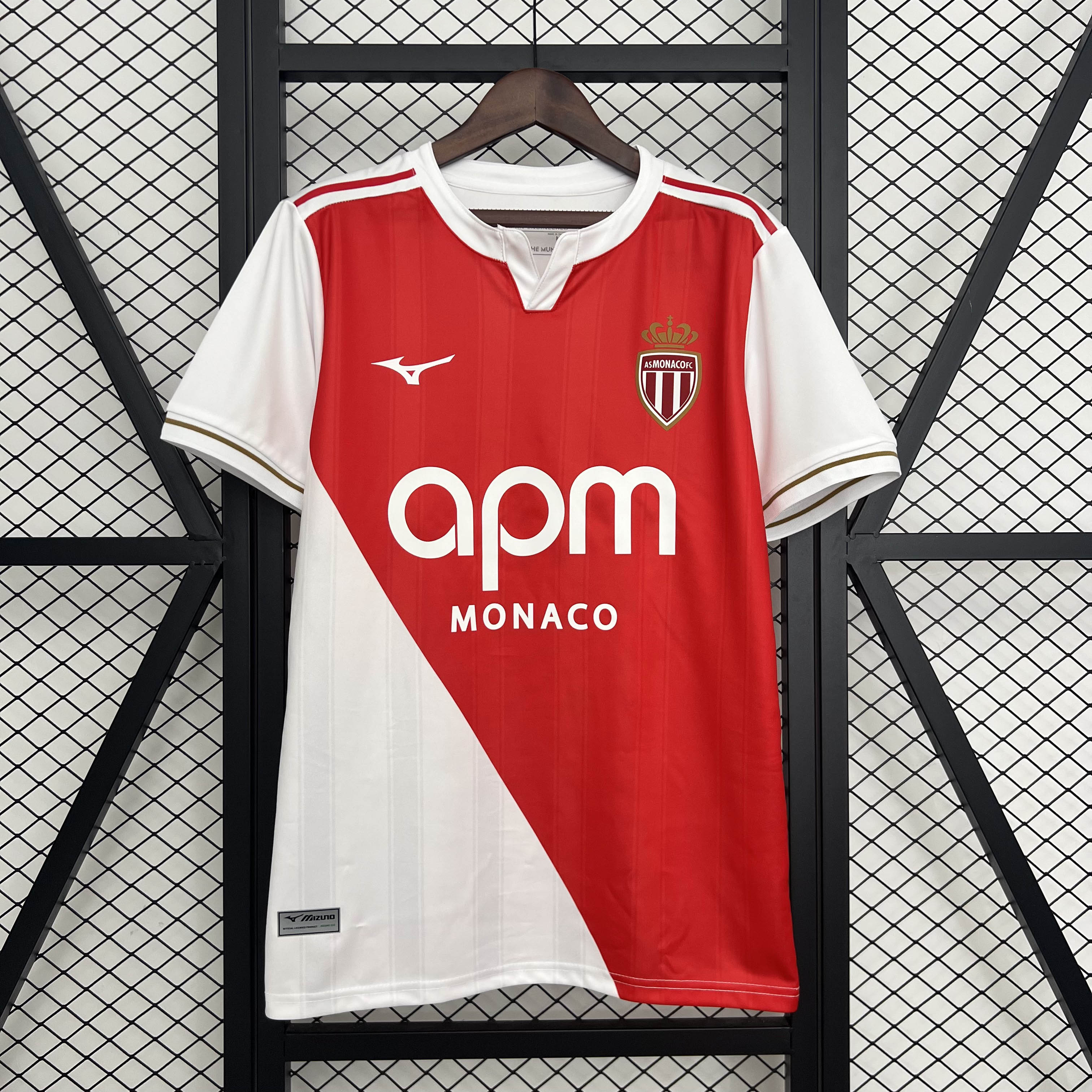2025/2026 AS Monaco Home Football Shirt 1:1 Thai Quality