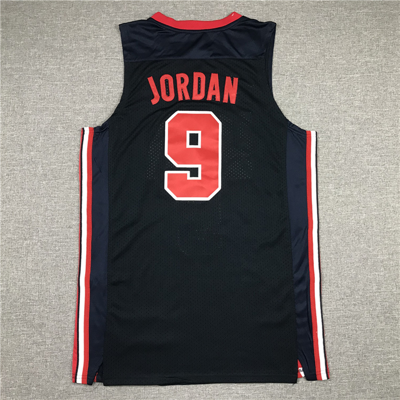 Michael Jordan Team USA Autographed Black Jersey