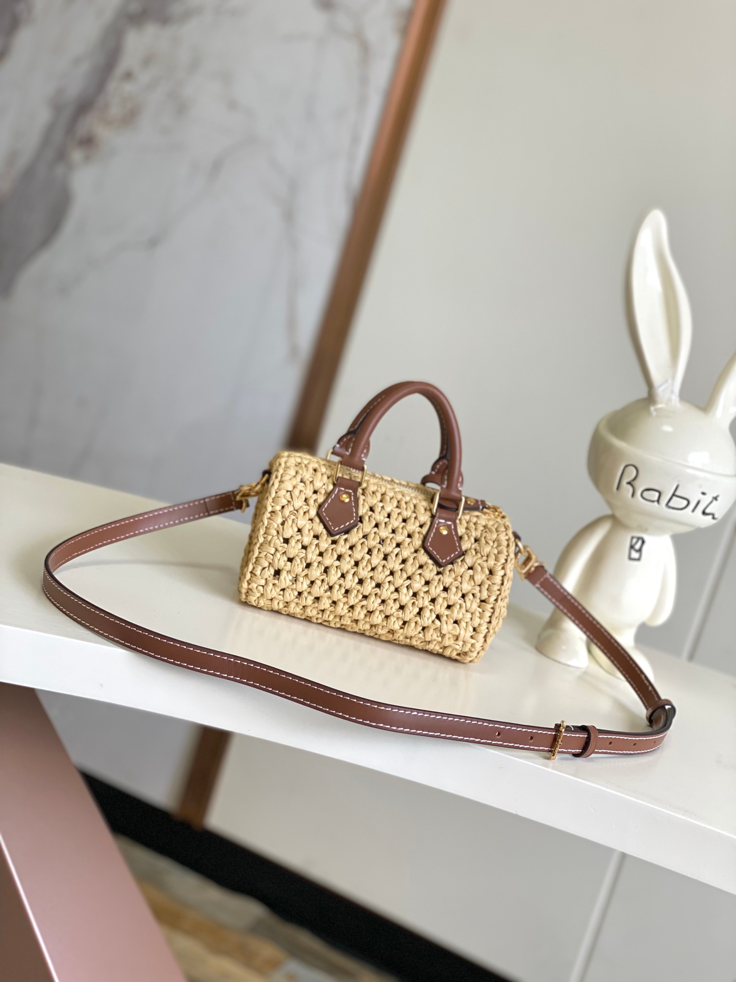 TOP Louis Vuitton LV By The Pool Nano Speedy Bag 16×10×7.5 cm - Beige
