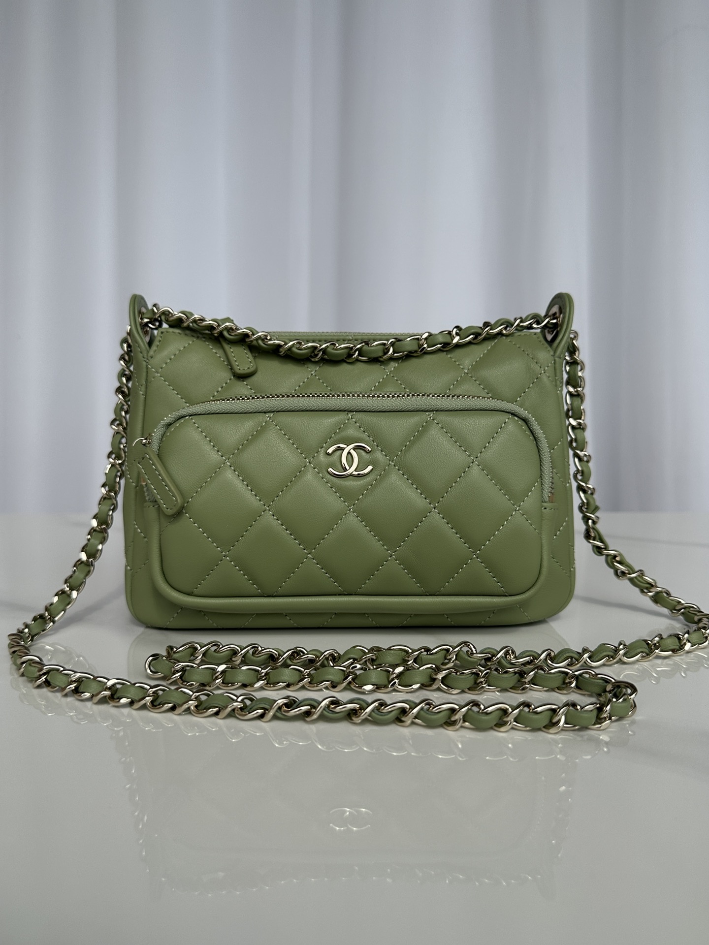 TOP CHANEL Lambskin Bag 21X15.5X8 cm - 4 Color&GHW