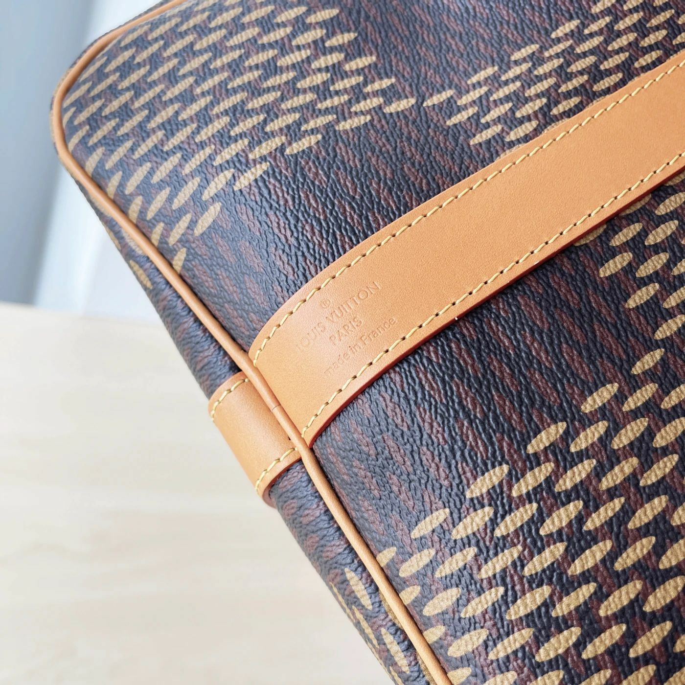 TOP Louis Vuitton LV L*V x Nigo Keepall 50 Bag-Brown