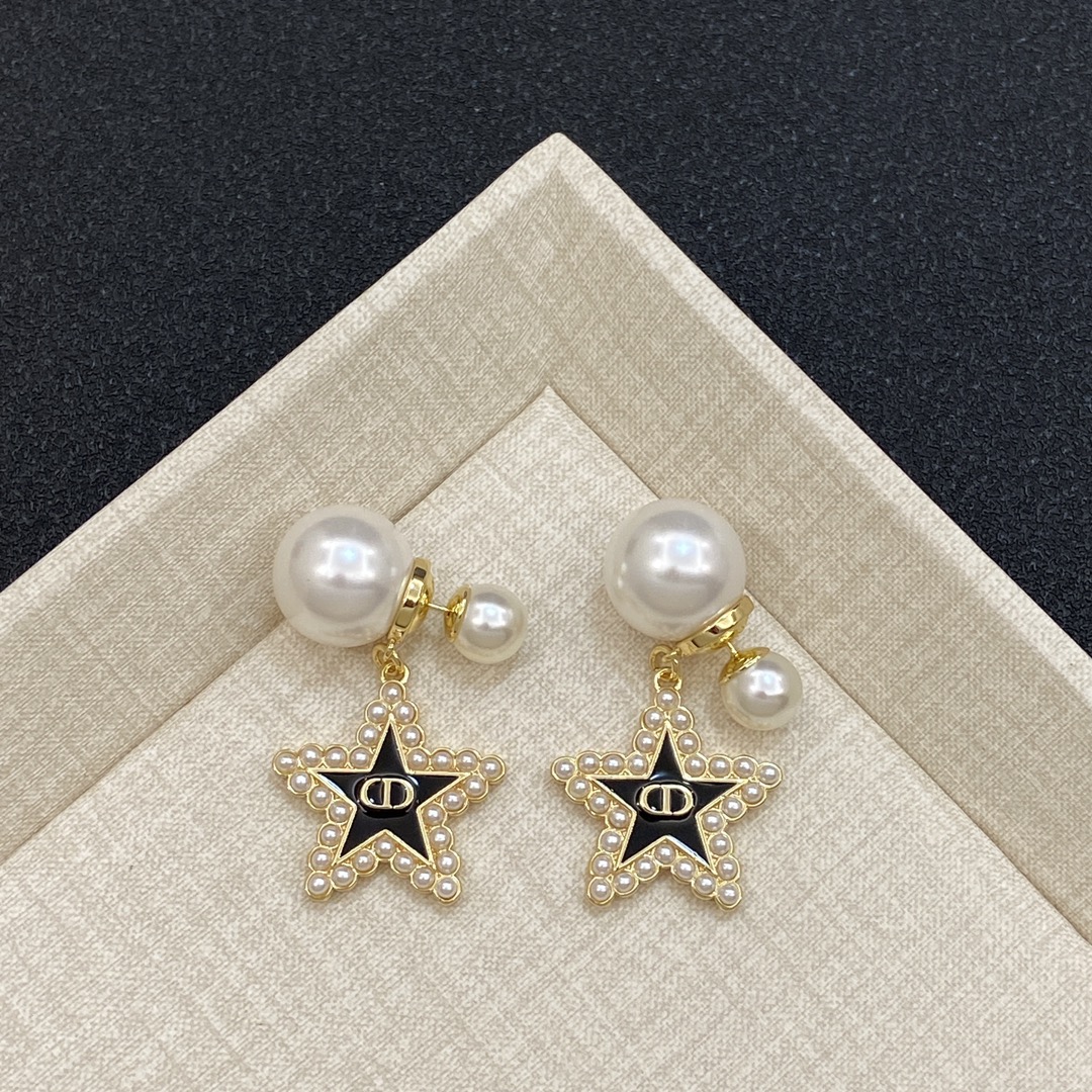 TOP Christian Star Shape Earrings - Gold/Silver