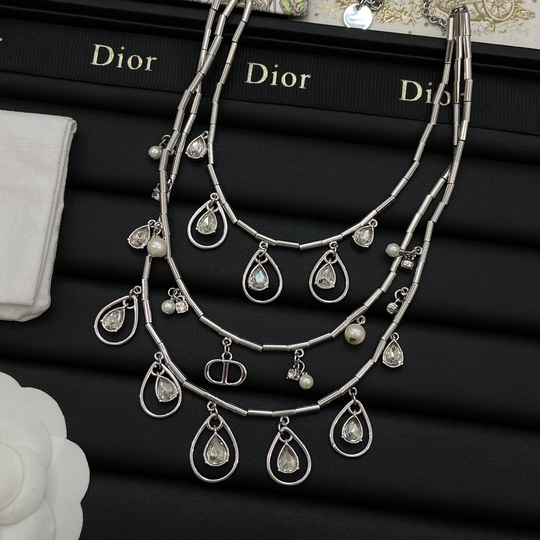 TOP Christian Dior Necklace - Silver