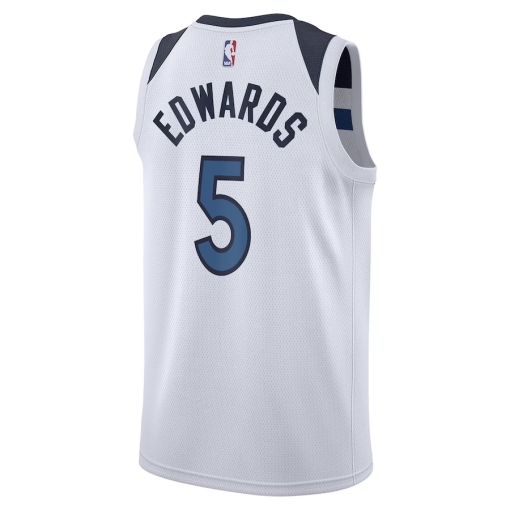 Minnesota Timberwolves Anthony Edwards #5 Swingman Jersey- White
