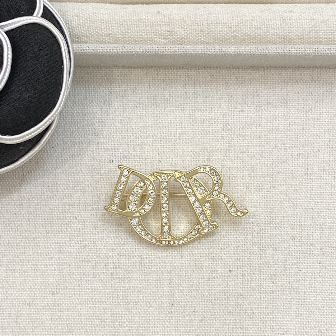 TOP Christian Dior Brooch - Gold