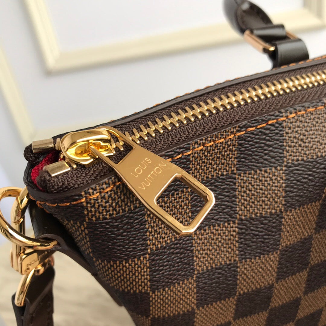 TOP Louis Vuitton LV  Siena MM 2WAY Shoulder Handbag  34 x 23 x 14 cm-Brown