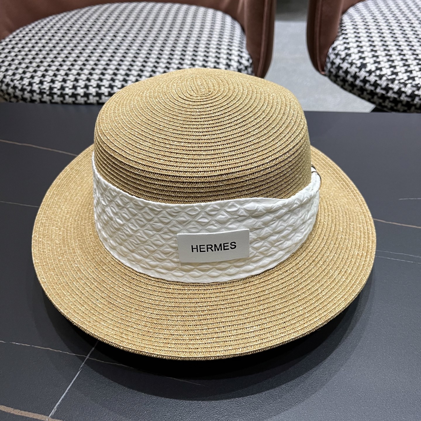 TOP HERMES Straw Hat - 3 Colors