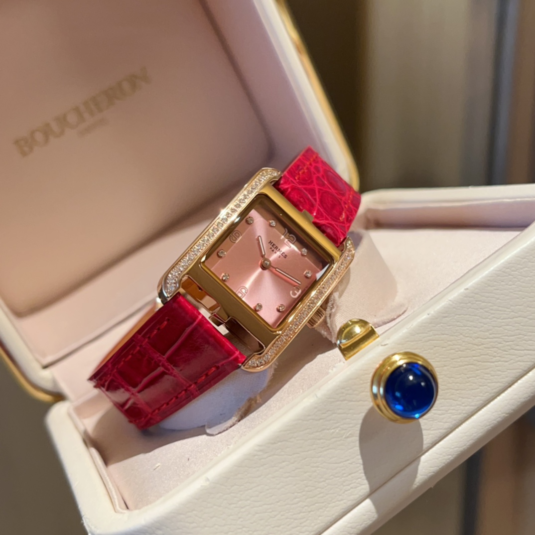 TOP HERMES Heure H Series Watch 23MM -Red