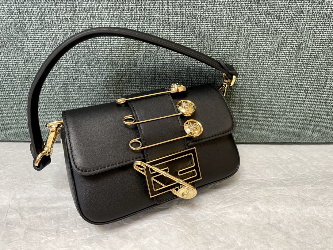 TOP FENDI x Versace| Baguette Co-Branded Pin Bags - 20x13x5cm - 4 Colors&GHW