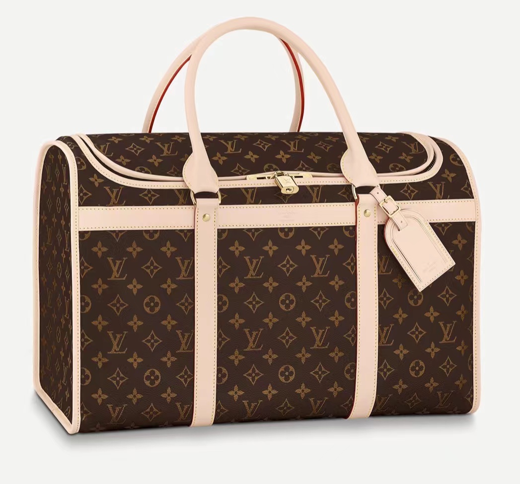 TOP Louis Vuitton LV Pet Carrier Bag 2 Sizes - Monogram
