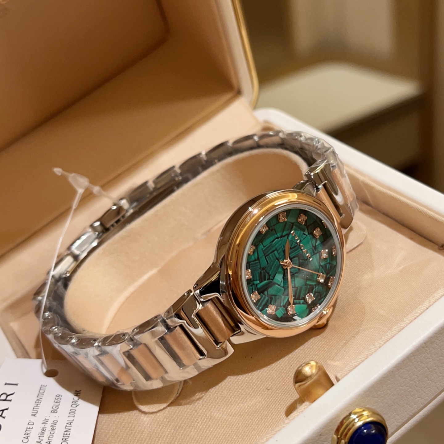 TOP BVLGARI Lvcea Watch 30mm - Green