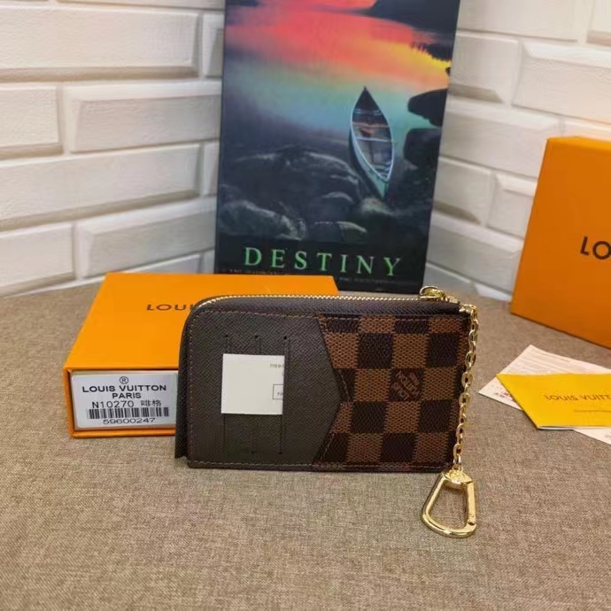 TOP Louis Vuitton LV LV Compact Key Wallet - Monogram