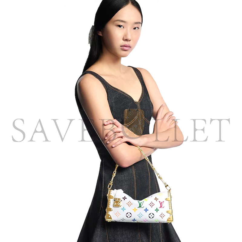 LOUIS VUITTON MURAKAMI LV X TM SLIM TRUNK M27737 (23*12*4cm)