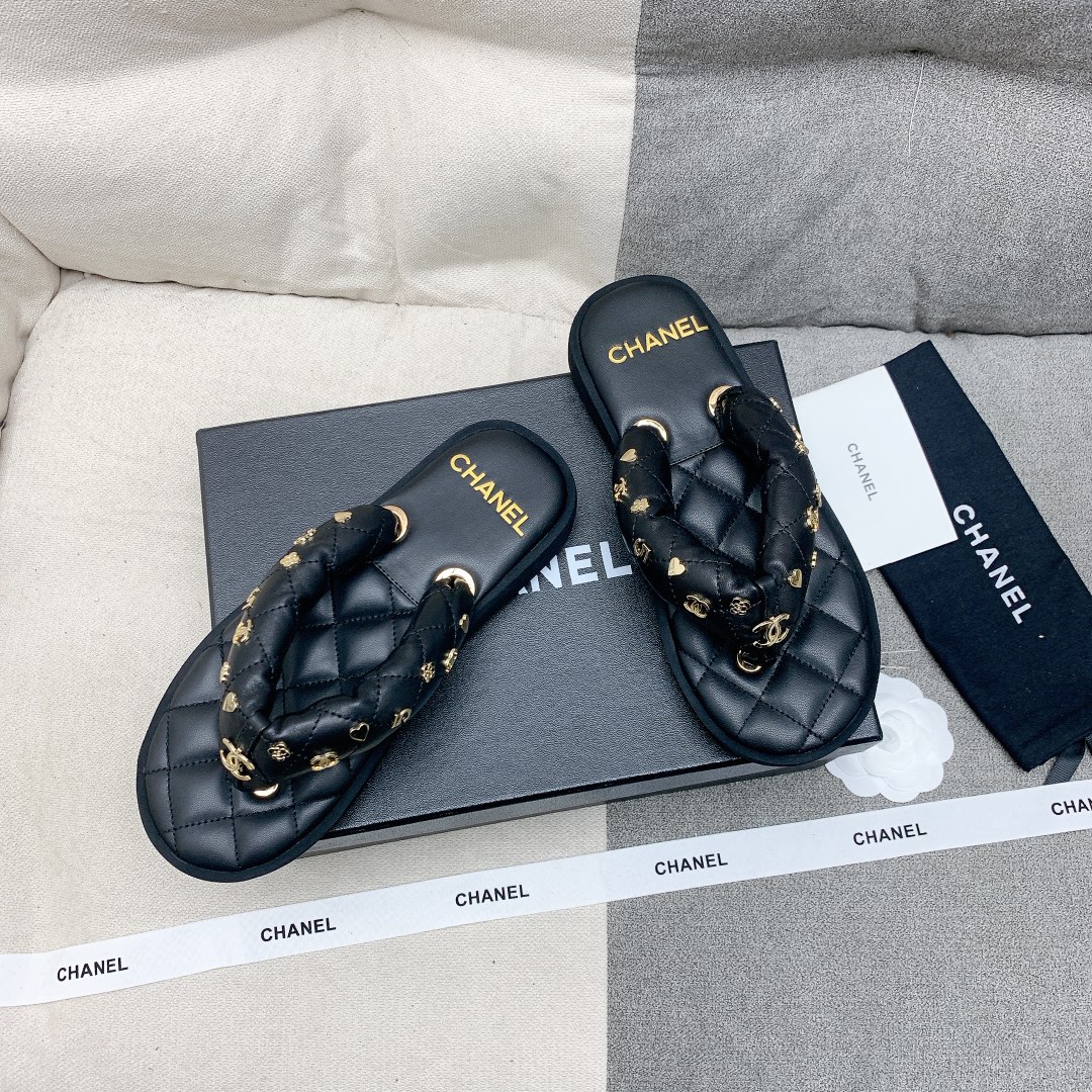 TOP CHANEL Slippers - 3 Colors