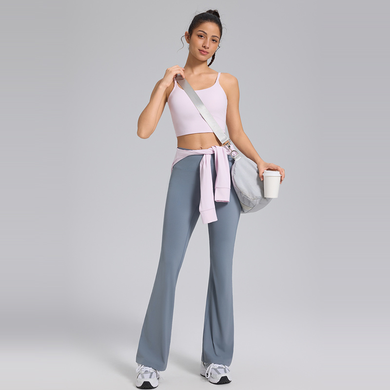 Y Shaped Hip Line Light Shaping Womens Flare Sports Legging