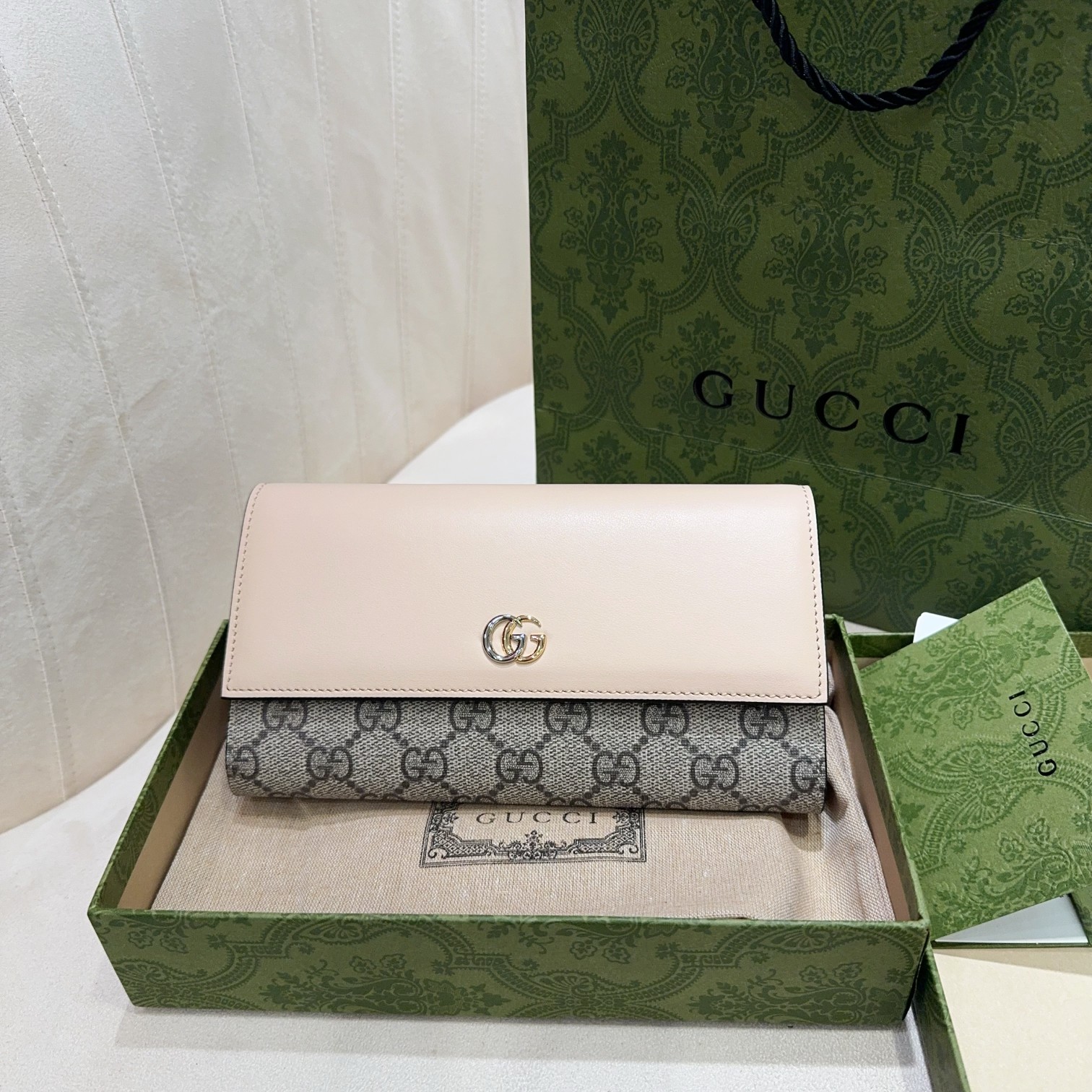 TOP GUCCI GG Wallets 19*11*3cm - Two Styles