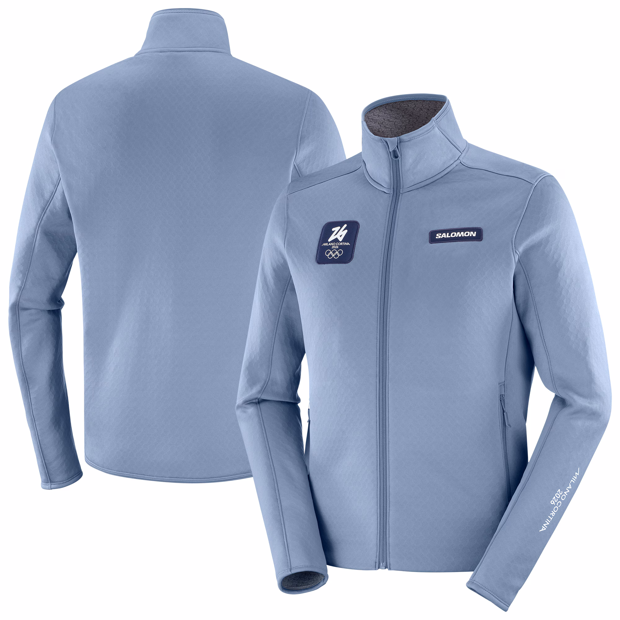 Milano Cortina 2026 Olympics Salomon Outline Warm Jacket - Blue