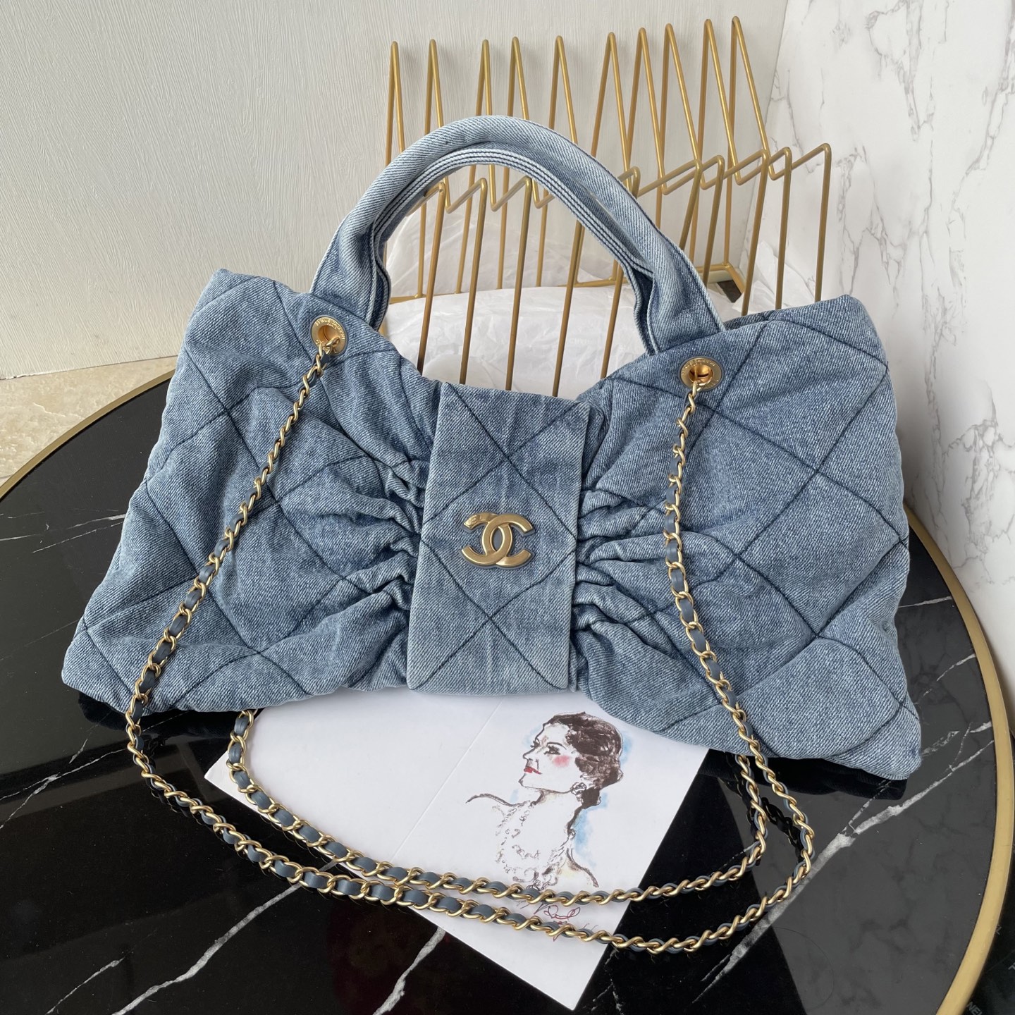TOP CHANEL Bow Bag 29x38x5cm - 4 Color