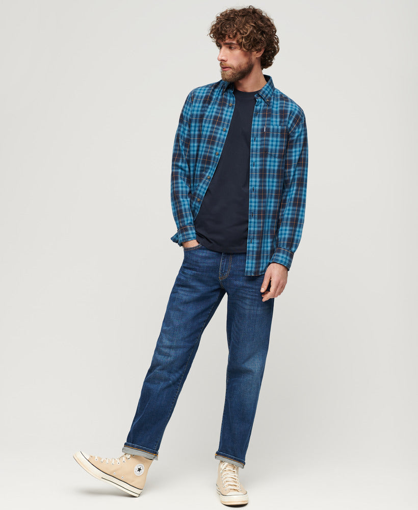 Organic Cotton Essential Logo Embroidered T-Shirt | Eclipse Navy