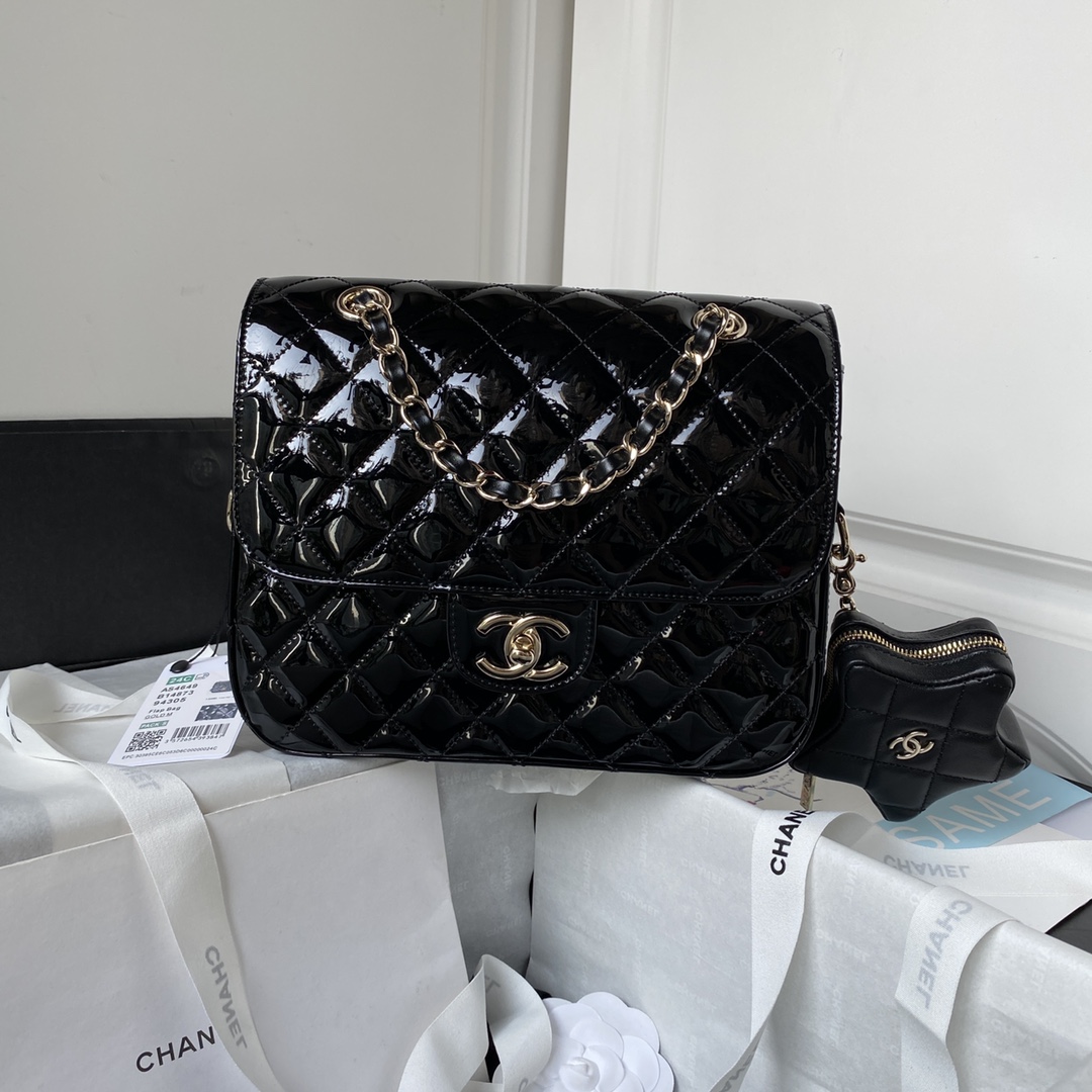 TOP CHANEL Pentagram Backpack - 18.5×23.5×8.5 - 3 Colors