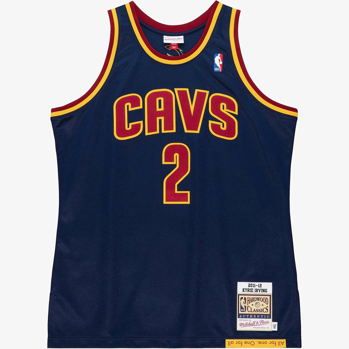 Kyrie Irving Navy Cleveland Cavaliers 2011/12 Hardwood Classics Swingman Jersey