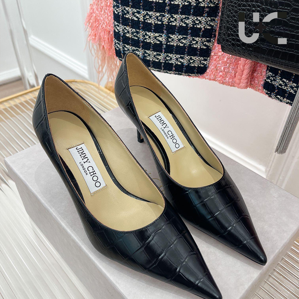 Jimmy Choo Classic Stone Print Heels (Replica)