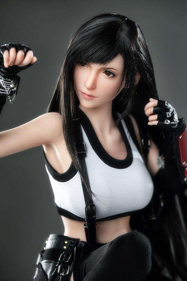 167cm/5ft6 D-cup Final Fantasy VII Game Cosplay Silicone Sex Doll - Tifa