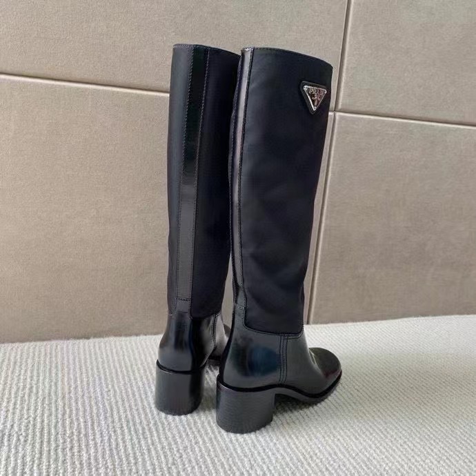 TOP PRADA Long Boots - Black