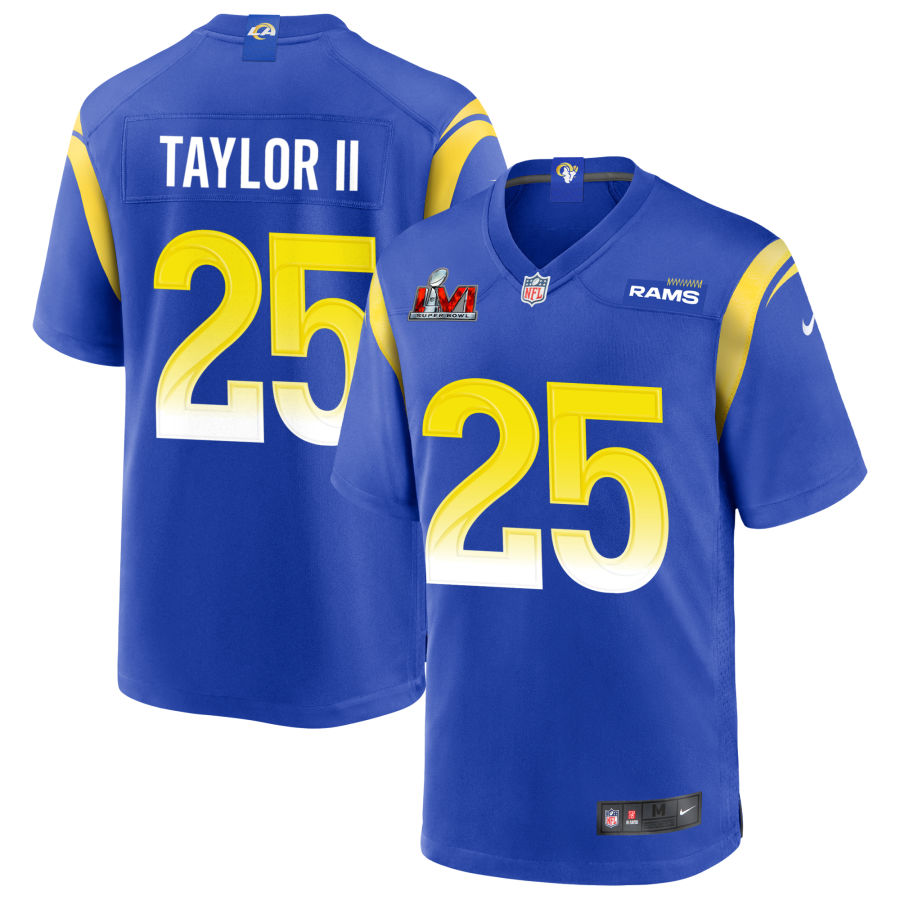 Jason Taylor II Los Angeles Rams  Super Bowl LVI Game Jersey - Royal
